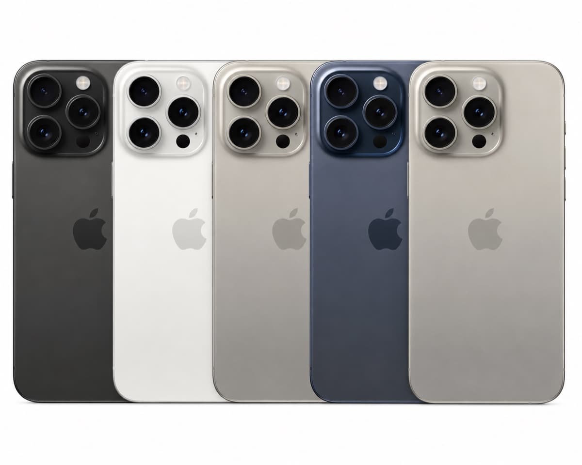 iPhone 15 Pro Max Natural, Branco, Preto, Azul